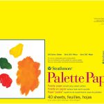 Strathmore 300 Series Palette Paper Pad, Tape Bound, 9x12 inches, 40 Sheets (41lb/67g) - Artist Paper for Adults and Students